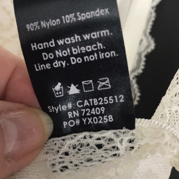 **NWT** Pure Beauty by René Rofé bralette lacy, lightly padded, wireless size XL - Picture 5 of 12